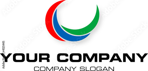 logo mit abstrakten elementen