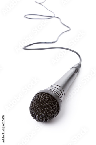Obraz na płótnie Black Microphone