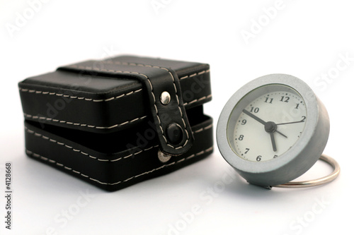 clock near the box