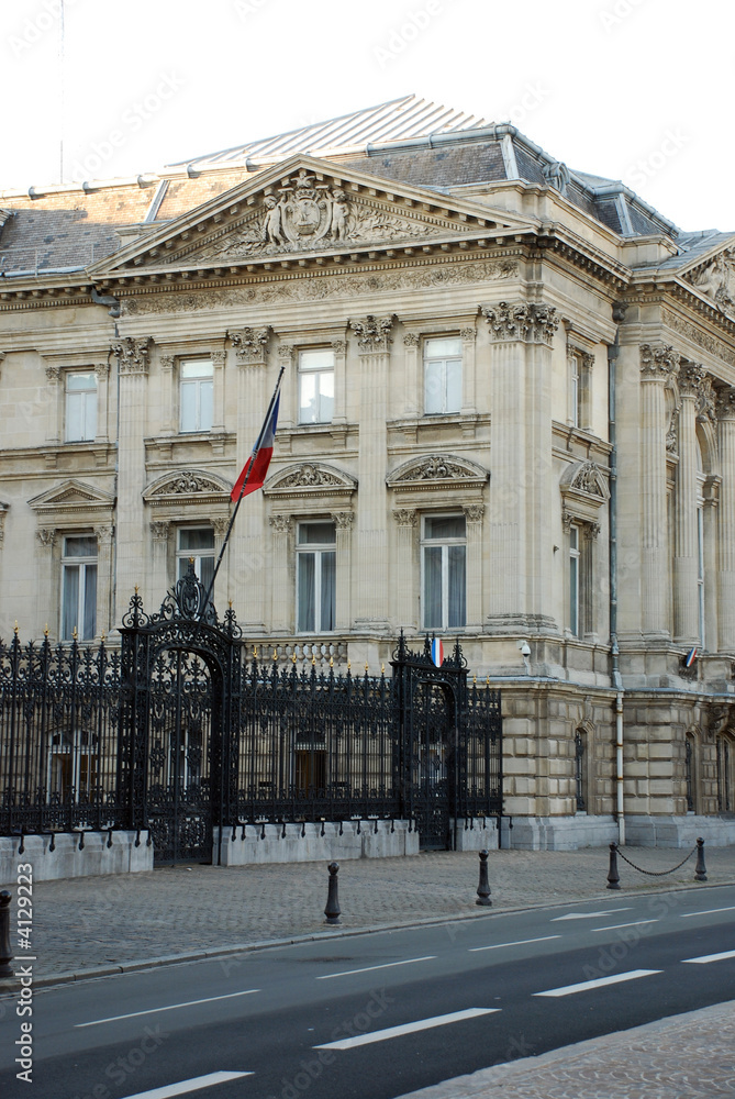 Naklejka premium Historical Buildings in the city of Lille (france)