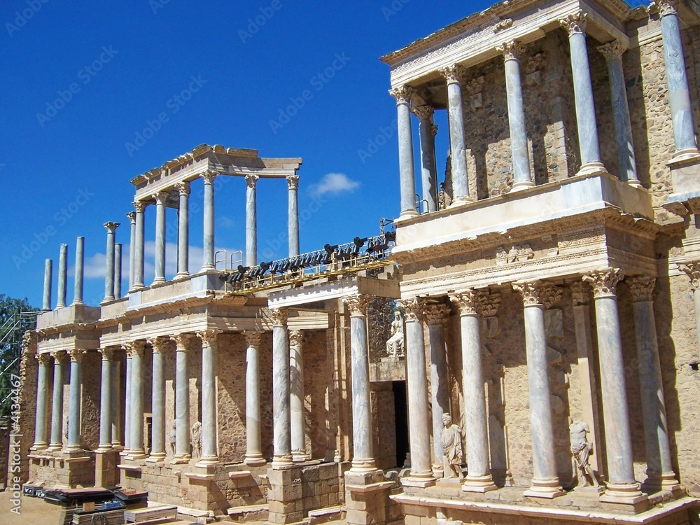 Obraz premium Teatro romano de Merida2