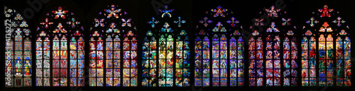 Fotografiet St Vitus Stained Glass Window collection