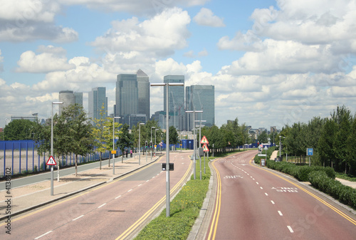 Road to London Docklands