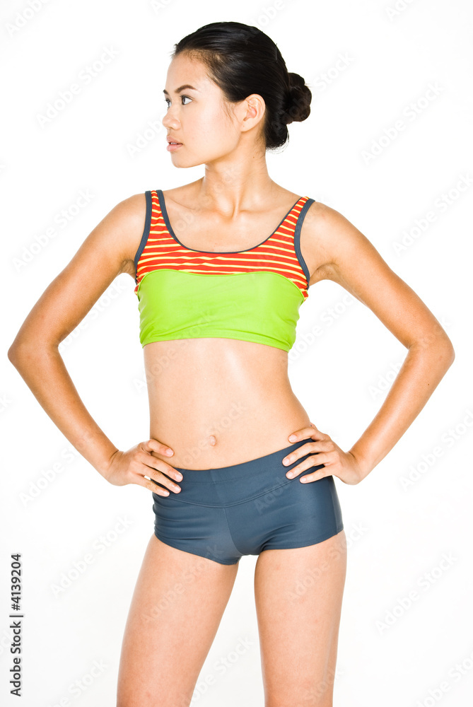 Fototapeta premium Fitness pose