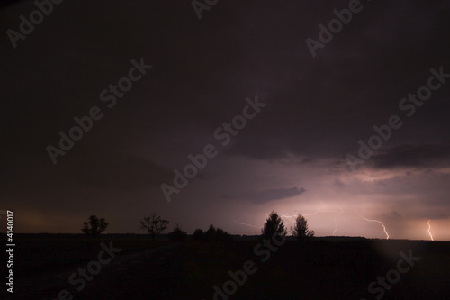 Storm with a tree