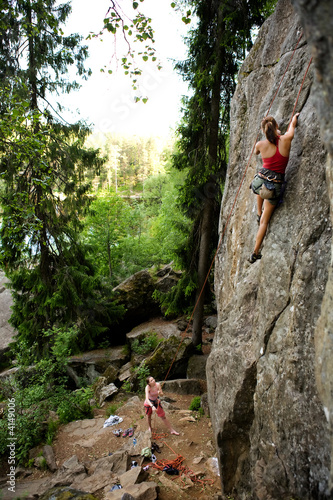 Two climbers