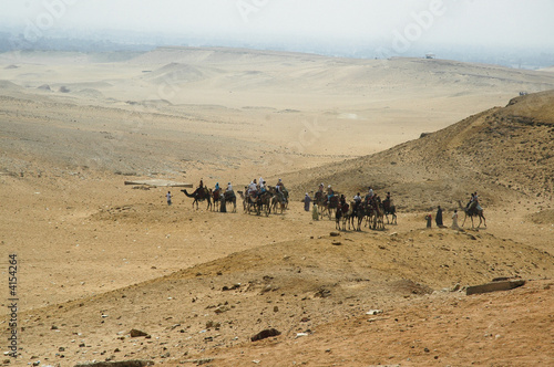 caravan in desert
