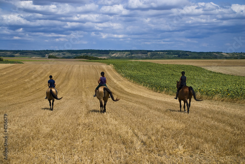 Three riders