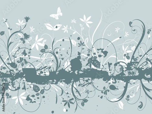 Floral grunge