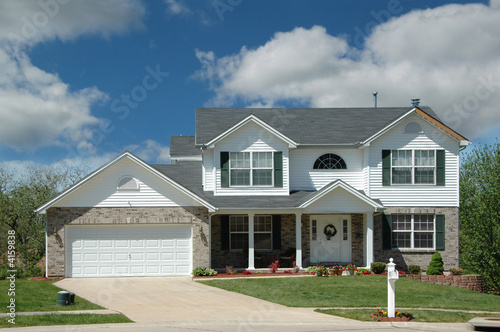 Modern middle class american home