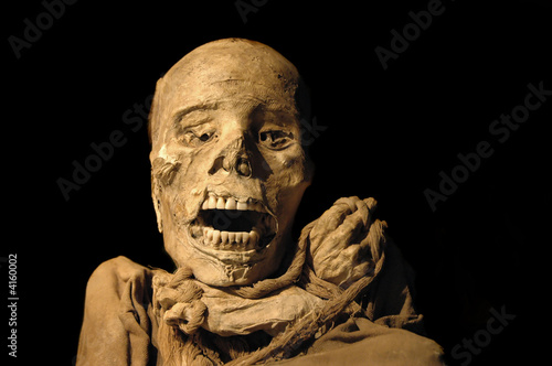 Peruvian ancient inca mummy photo