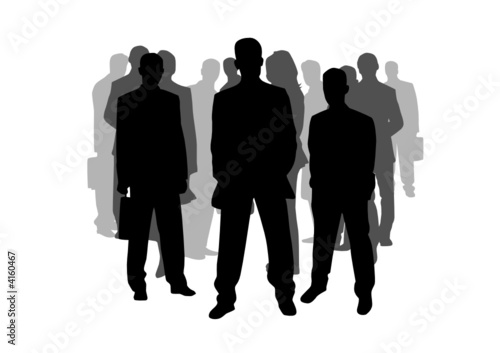 hommes d'affaires et travail en équipe