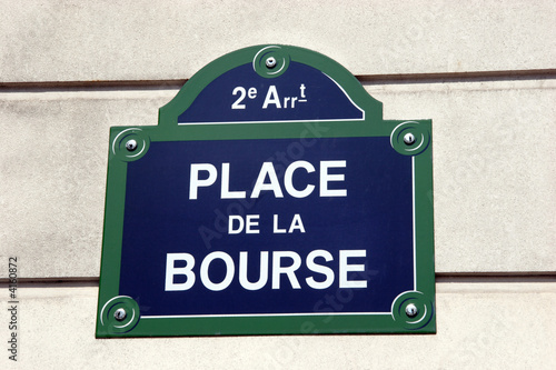 Obraz na płótnie La bourse à Paris w salonie