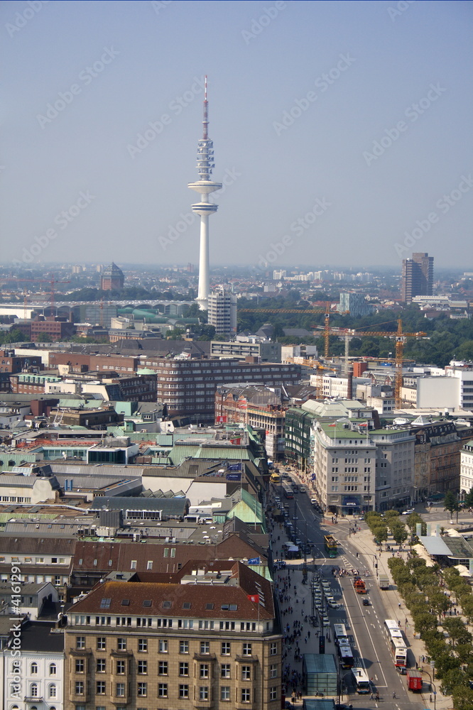 Obraz premium Skyline, Binnenalter, Hamburg