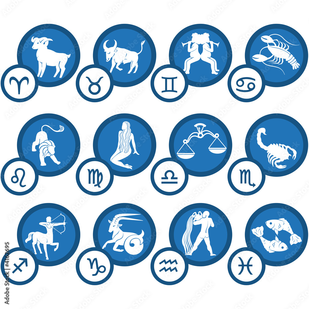 Zodiac Icon Set 