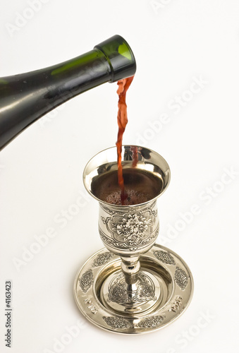 Shabbats wine in the cup