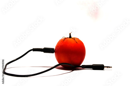Audio tomato - side view