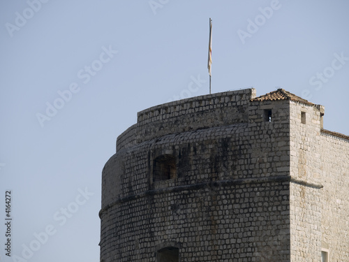 Dubrovnik city walls photo