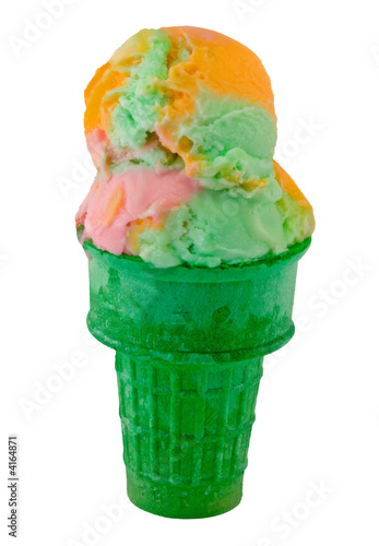 Canvas-taulu rainbow sherbet cone