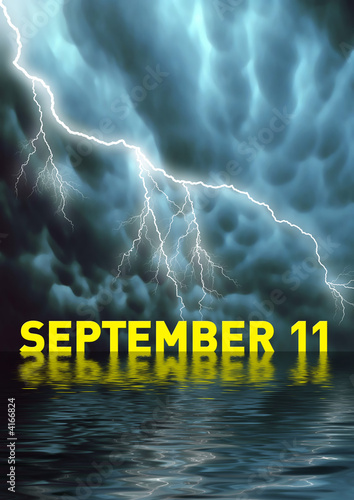 Conceptual illustration of september eleven