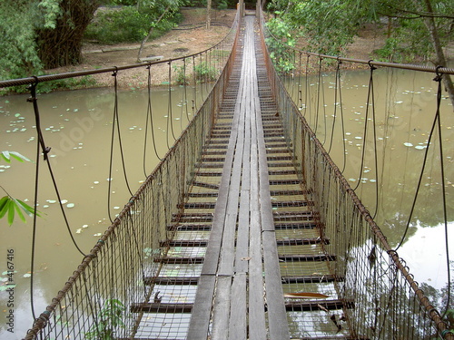 Fototapeta Naklejka Na Ścianę i Meble -  Malaysia - Hängebrücke