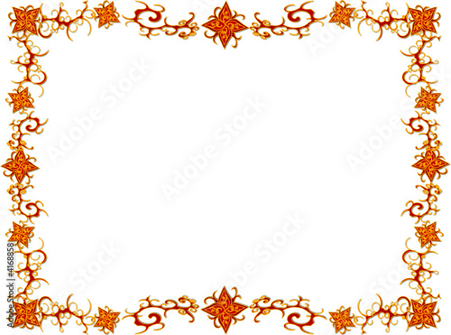 Frame from flowers