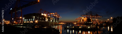 Container Terminal Panorama photo