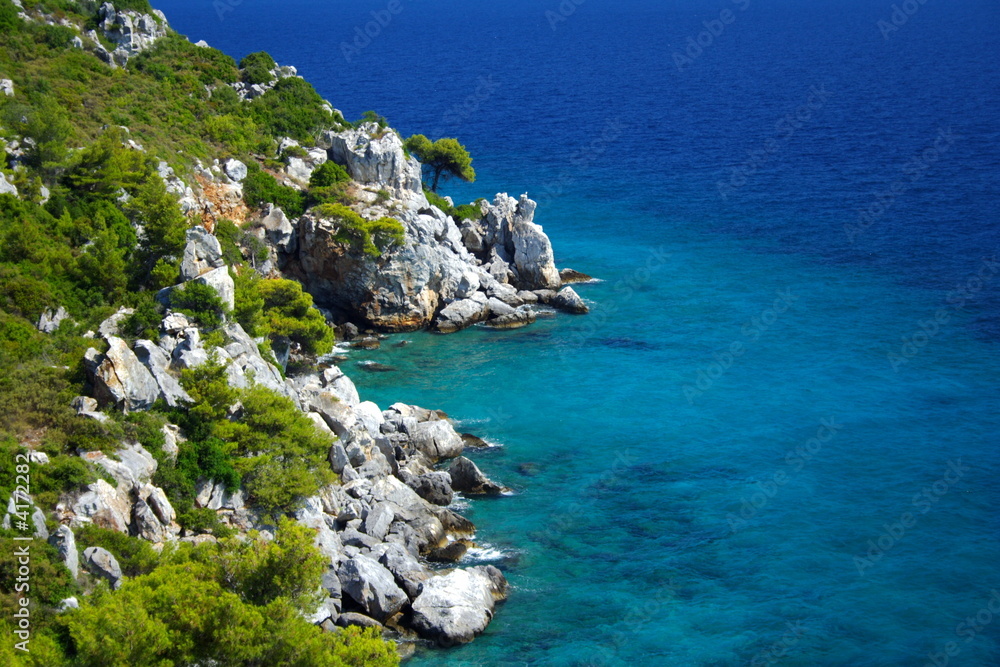 Fototapeta premium coast with rocks