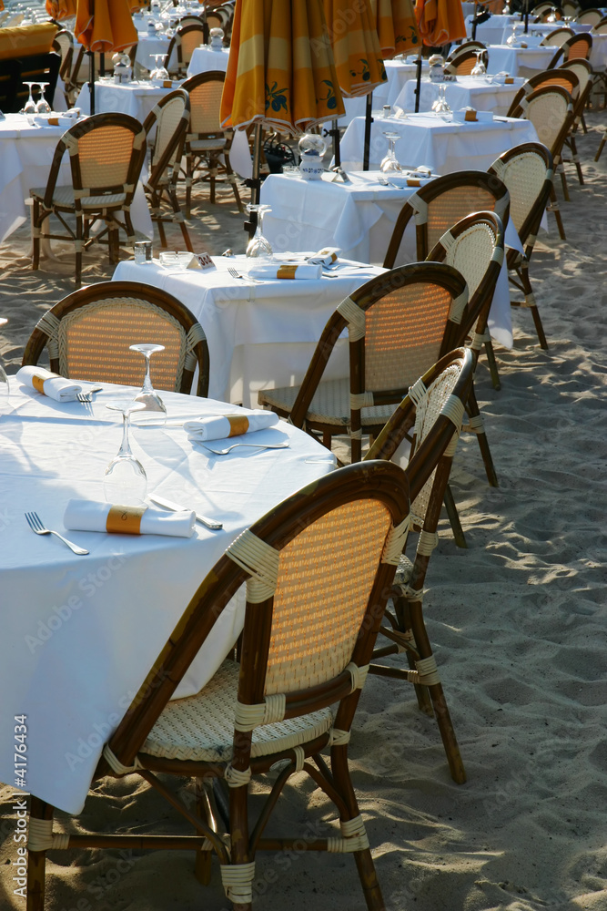 Restaurant on a beach Restaurant on a beach
