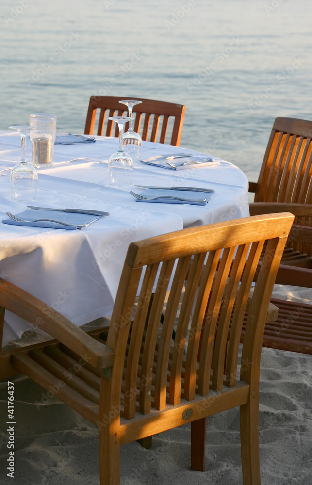 Restaurant on a beach