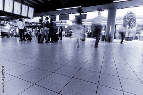 Wallpaper Mural people traveling at the airport Torontodigital.ca