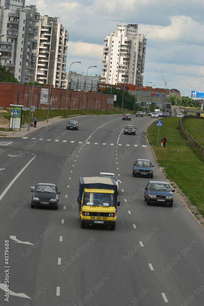 Naklejka premium Auto Road