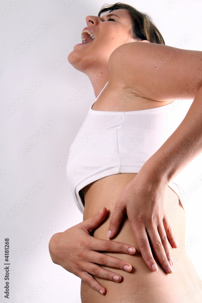 Naklejka premium Crying in Pain