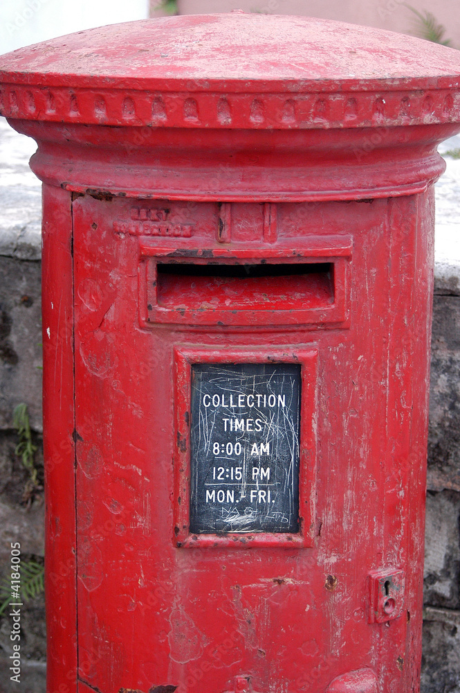 Bermuda mailbox.