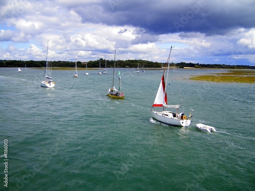 Yacht Regatta - Yachts into Harbour  photo