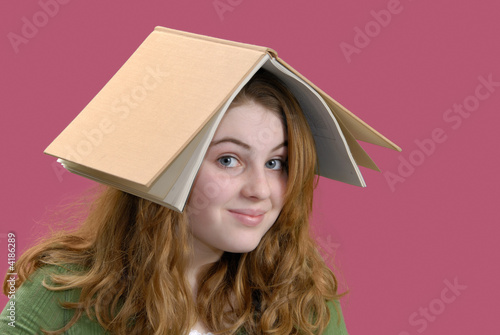 Slika na platnu Student goofing off instead of studying
