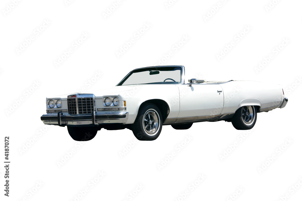 Seventies Convertible Isolated