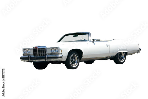 Seventies Convertible Isolated