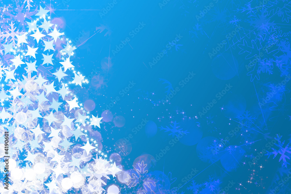 Sparkles, stars and snowflakes
