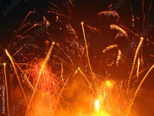 Red Fireworks