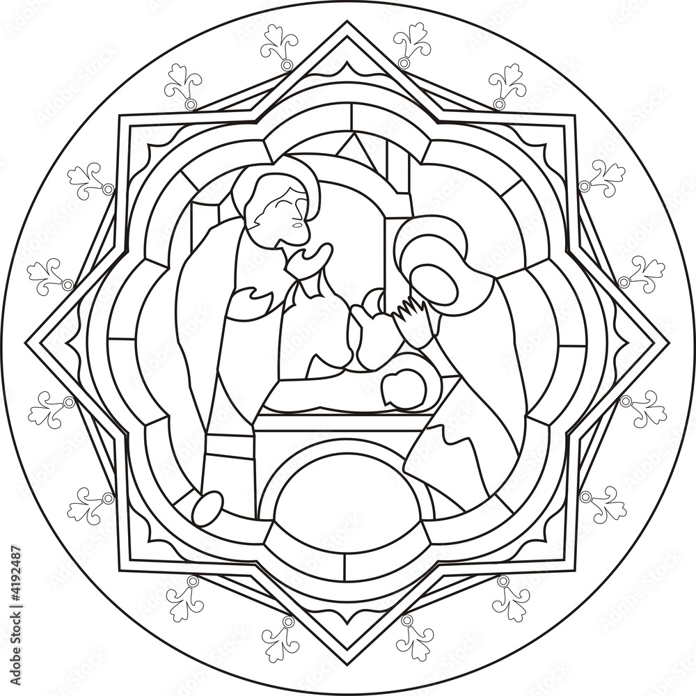 Obraz premium Colour in Nativity Scene