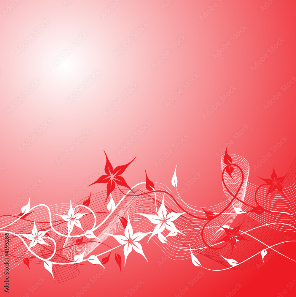 Floral background, vector Floral background, vector