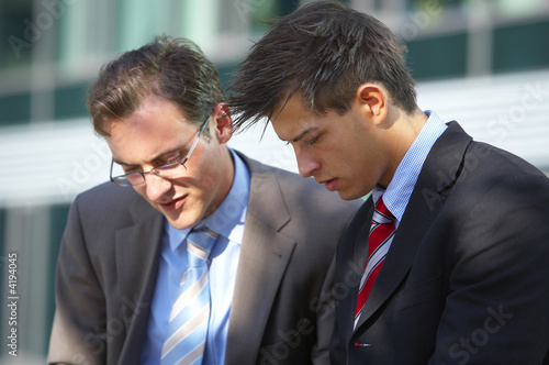 working business men