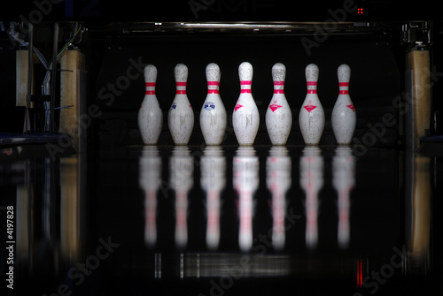 Fotografie Bowlingkegel