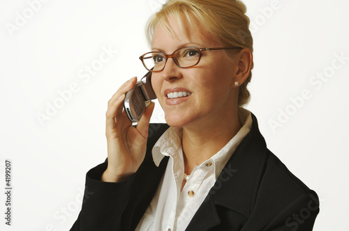 Attractive Businesswoman Us...