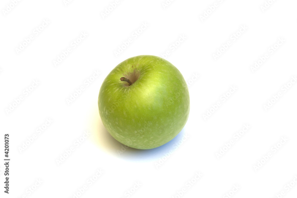 Fresh apple isolated on white background