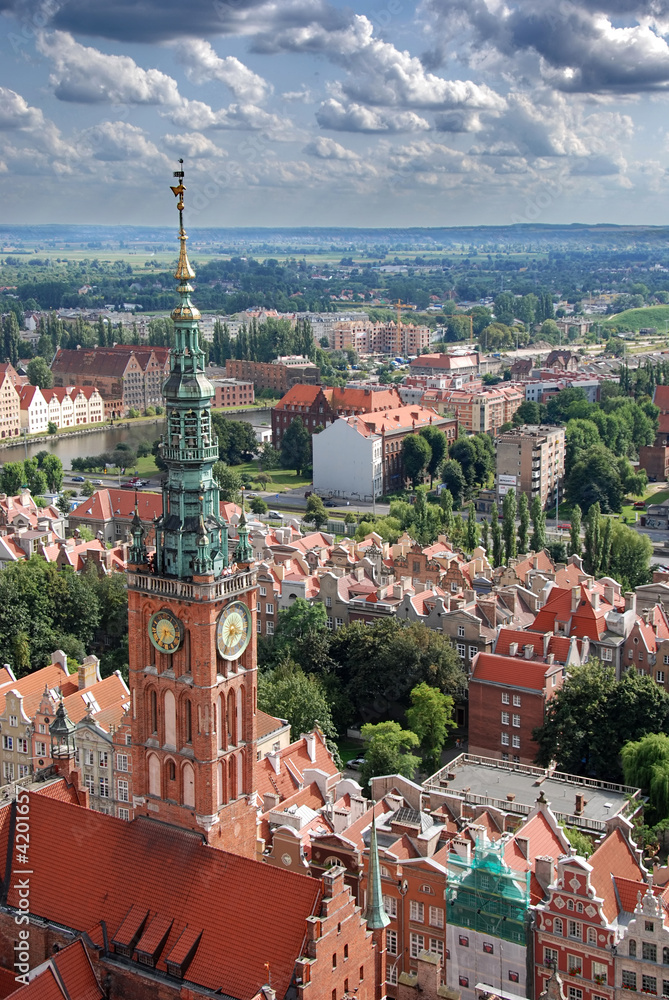 Obraz premium Town Hall in Gdansk