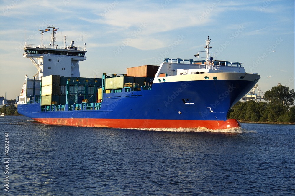 Container, Transport, Schiff