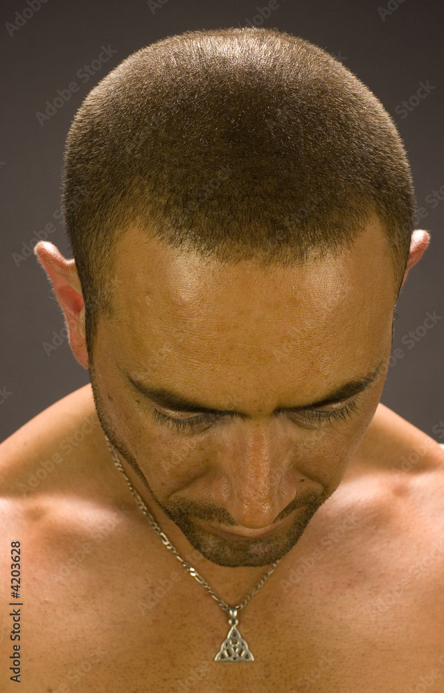 Naklejka premium Man's portrait
