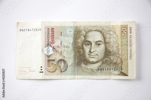 50 D-Mark, Vorderseite